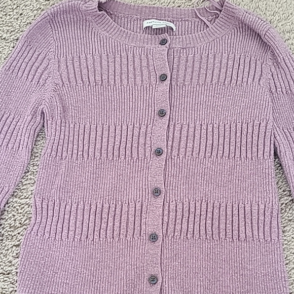 American Eagle Outfitters Purple Cardigan - Picture 10 of 15